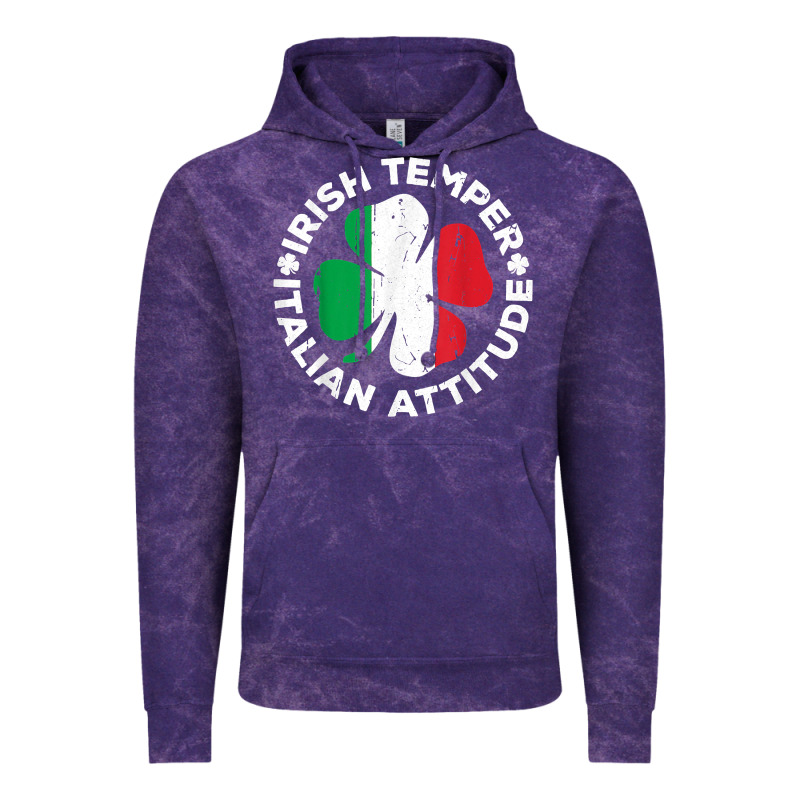 Irish Temper Italian Attitude T Shirt St Patrick's Day T Shirt Vintage Hoodie by linhVisuals | Teevron
