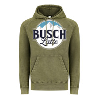 Vintage Olive BUSCH LATTE COOL Vintage Hoodie - linhVisuals