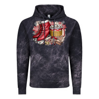 Cloud Black Christmas Ice Skating Vintage Hoodie - CowhideDigitalArt