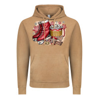 Vintage Camel Christmas Ice Skating Vintage Hoodie - CowhideDigitalArt