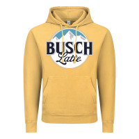 Vintage Mustard BUSCH LATTE COOL Vintage Hoodie - linhVisuals