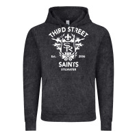 Vintage Black saints row 3 tribute emblem Vintage Hoodie - linhVisuals