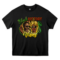 Black Black history Heavy Core Tee - HowdyJamesFarm