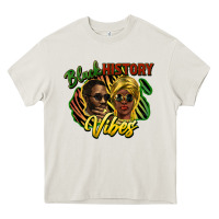 Cream Black history Heavy Core Tee - HowdyJamesFarm