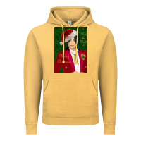 Vintage Mustard merry christmas heal the world michael jackson Vintage Hoodie - linhVisuals
