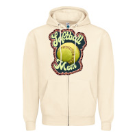Sandshell softball mom Zipper Hoodie - JahusDesignShop