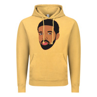 Vintage Mustard drak Vintage Hoodie - linhVisuals