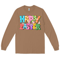 Toasted Coconut Happy Easter Long Sleeve Tee - CowhideDigitalArt