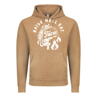 Vintage Camel Raise Hell Eat white Vintage Hoodie - linhVisuals