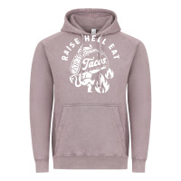 Vintage Zinc Raise Hell Eat white Vintage Hoodie - linhVisuals