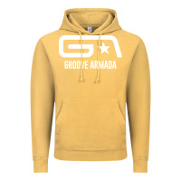 Vintage Mustard GROOVE ARMADA NORTHERN STAR Vintage Hoodie - linhVisuals