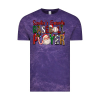 Cloud Purple santa's favorite baseball player for christmas Vintage Tee - FaDigitalArtStudio