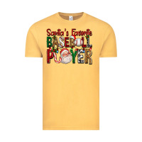 Vintage Mustard santa's favorite baseball player for christmas Vintage Tee - FaDigitalArtStudio