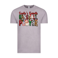 Vintage Zinc santa's favorite baseball player for christmas Vintage Tee - FaDigitalArtStudio