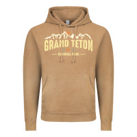 Vintage Camel grand teton national park est 1929 vinage wyoming mountains graphic Vintage Hoodie - linhVisuals