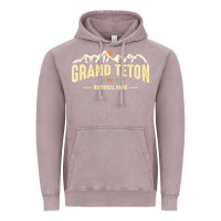 Vintage Zinc grand teton national park est 1929 vinage wyoming mountains graphic Vintage Hoodie - linhVisuals