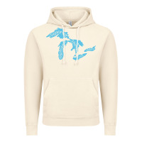 Vintage Artic great lakes of michigan Vintage Hoodie - linhVisuals
