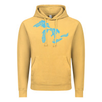 Vintage Mustard great lakes of michigan Vintage Hoodie - linhVisuals