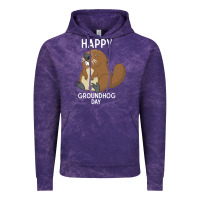 Cloud Purple happy groundhog day respect the shadow funny spring prediction holiday Vintage Hoodie - linhVisuals