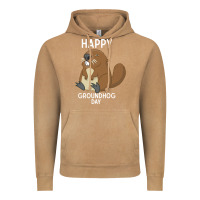 Vintage Camel happy groundhog day respect the shadow funny spring prediction holiday Vintage Hoodie - linhVisuals