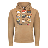 Vintage Camel happy sushi kawaii anime japanese food lover funny illustration gift Vintage Hoodie - linhVisuals