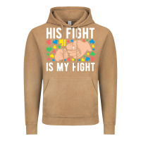 Vintage Camel his fight is my fight autism dad mom fist bump cute supportive awarene Vintage Hoodie - linhVisuals