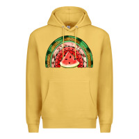 Antique Gold watermelon rainbow Premium Hoodie - Jasminsmagicworld