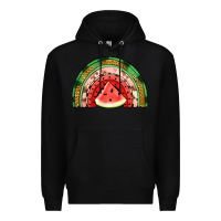 Black watermelon rainbow Premium Hoodie - Jasminsmagicworld