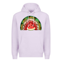 Lilac watermelon rainbow Premium Hoodie - Jasminsmagicworld