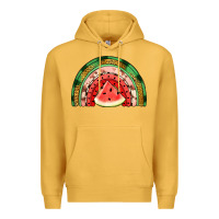 Mustard watermelon rainbow Premium Hoodie - Jasminsmagicworld