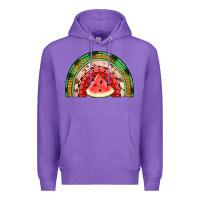 Purple watermelon rainbow Premium Hoodie - Jasminsmagicworld