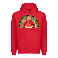 Red watermelon rainbow Premium Hoodie - Jasminsmagicworld