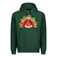 Sports Green watermelon rainbow Premium Hoodie - Jasminsmagicworld
