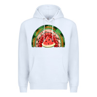 White watermelon rainbow Premium Hoodie - Jasminsmagicworld