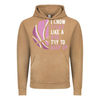 Vintage Camel i know i play basketball like a girl try to keep up funny gift for gir Vintage Hoodie - linhVisuals