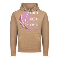 Vintage Coffee i know i play basketball like a girl try to keep up funny gift for gir Vintage Hoodie - linhVisuals