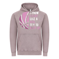 Vintage Zinc i know i play basketball like a girl try to keep up funny gift for gir Vintage Hoodie - linhVisuals