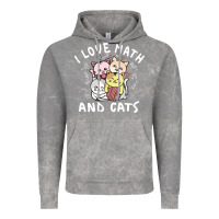 Cloud Rock i love math and cats mountain heart mathematics lover gifts cute and f Vintage Hoodie - linhVisuals