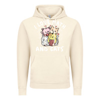 Vintage Artic i love math and cats mountain heart mathematics lover gifts cute and f Vintage Hoodie - linhVisuals