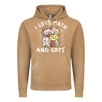 Vintage Camel i love math and cats mountain heart mathematics lover gifts cute and f Vintage Hoodie - linhVisuals