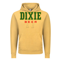 Vintage Mustard Dixie Beer Vintage Hoodie - linhVisuals