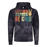 Cloud Black in a world where you can be anything be kind kindness inspirational gi Vintage Hoodie - linhVisuals