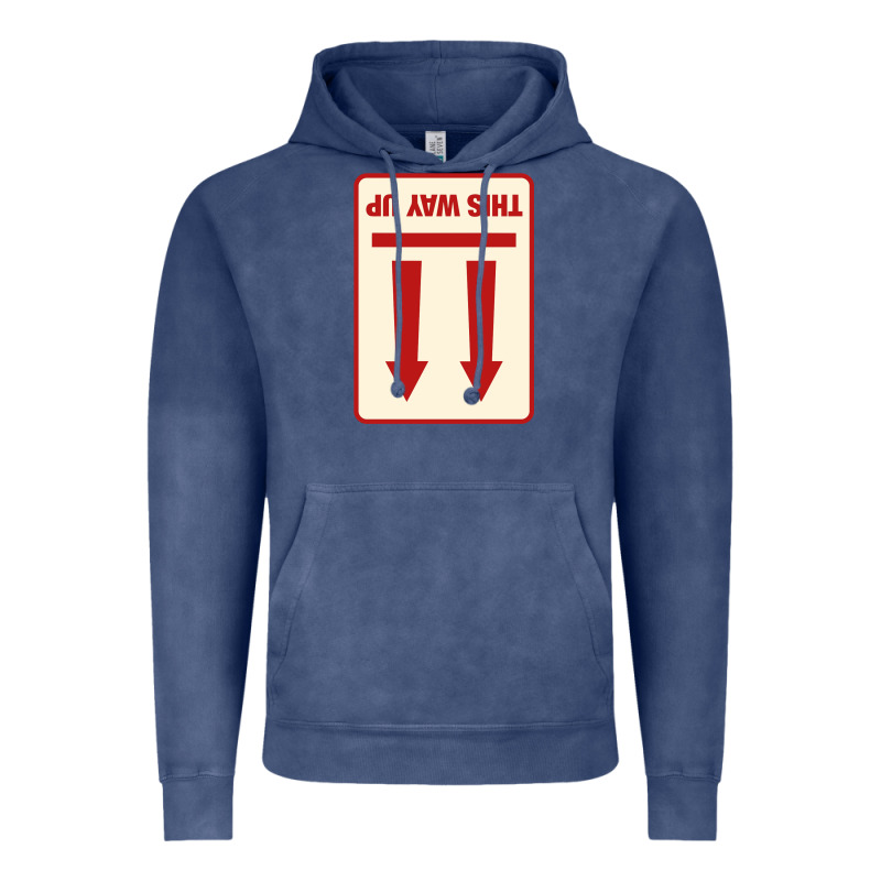 This Way Up Vintage Hoodie by linhVisuals | Teevron