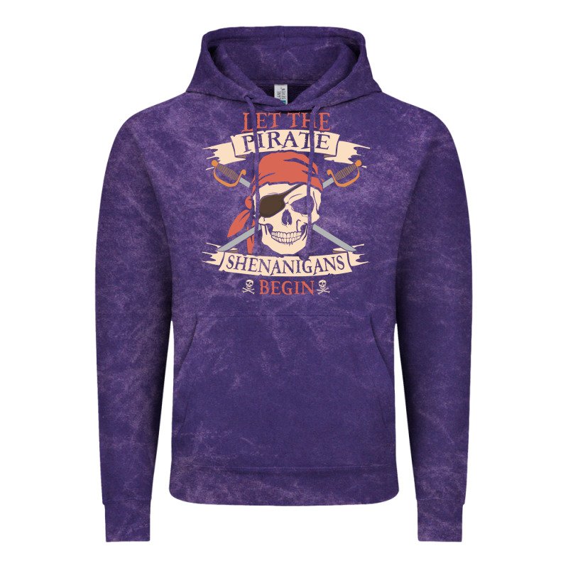 Let The Pirate Shenanigans Begin Skull Vintage Pirate Skeleton Hallowe Vintage Hoodie by linhVisuals | Teevron
