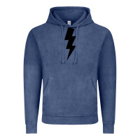 Vintage Denim lightning bolt Vintage Hoodie - linhVisuals