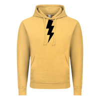 Vintage Mustard lightning bolt Vintage Hoodie - linhVisuals