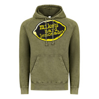 Vintage Olive Mikes Harder Vintage Hoodie - linhVisuals