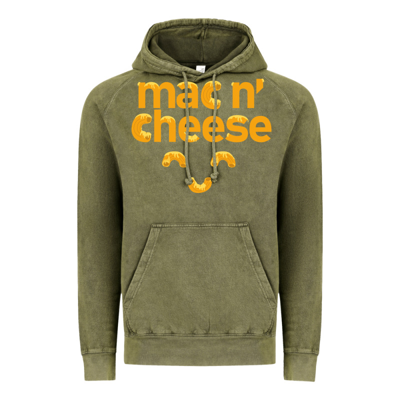 Mac N' Cheese Funny Macaroni With Cheese Lover Gift Vintage Hoodie by linhVisuals | Teevron