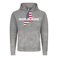 Cloud Rock made in maine american flag funny patriotic state lover gift Vintage Hoodie - linhVisuals