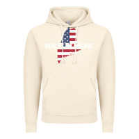 Vintage Artic made in maine american flag funny patriotic state lover gift Vintage Hoodie - linhVisuals